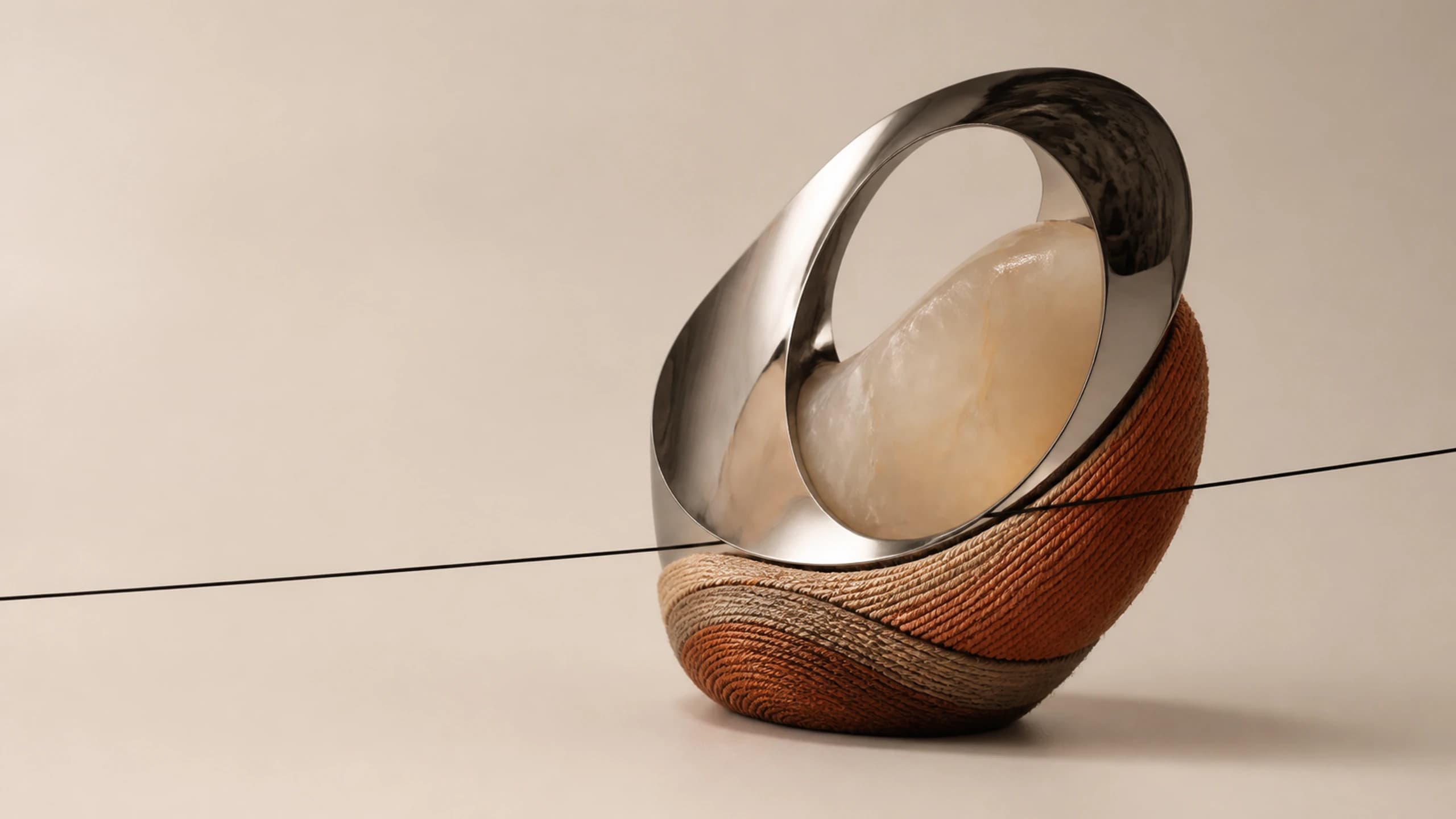 Tactile mirror and opal layers are separated by a clean black datum